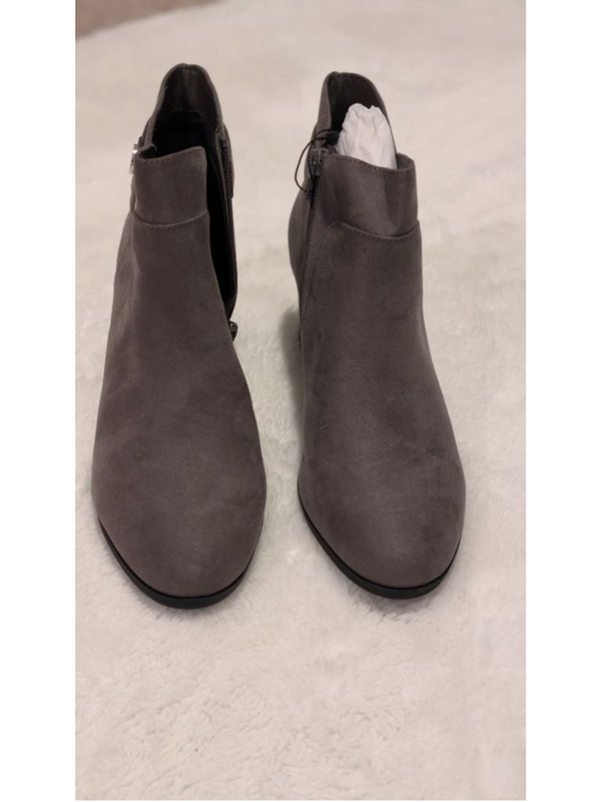 Giani Bernini Shoes - Women's Giani Bernini Gray Ankle Boots & suede Booties Size 10